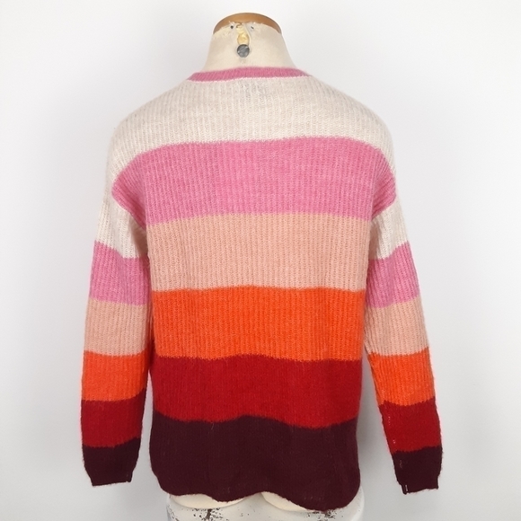 NWT Silverflint Stripe Alpaca Blend Sweater Size XS - Picture 5 of 10